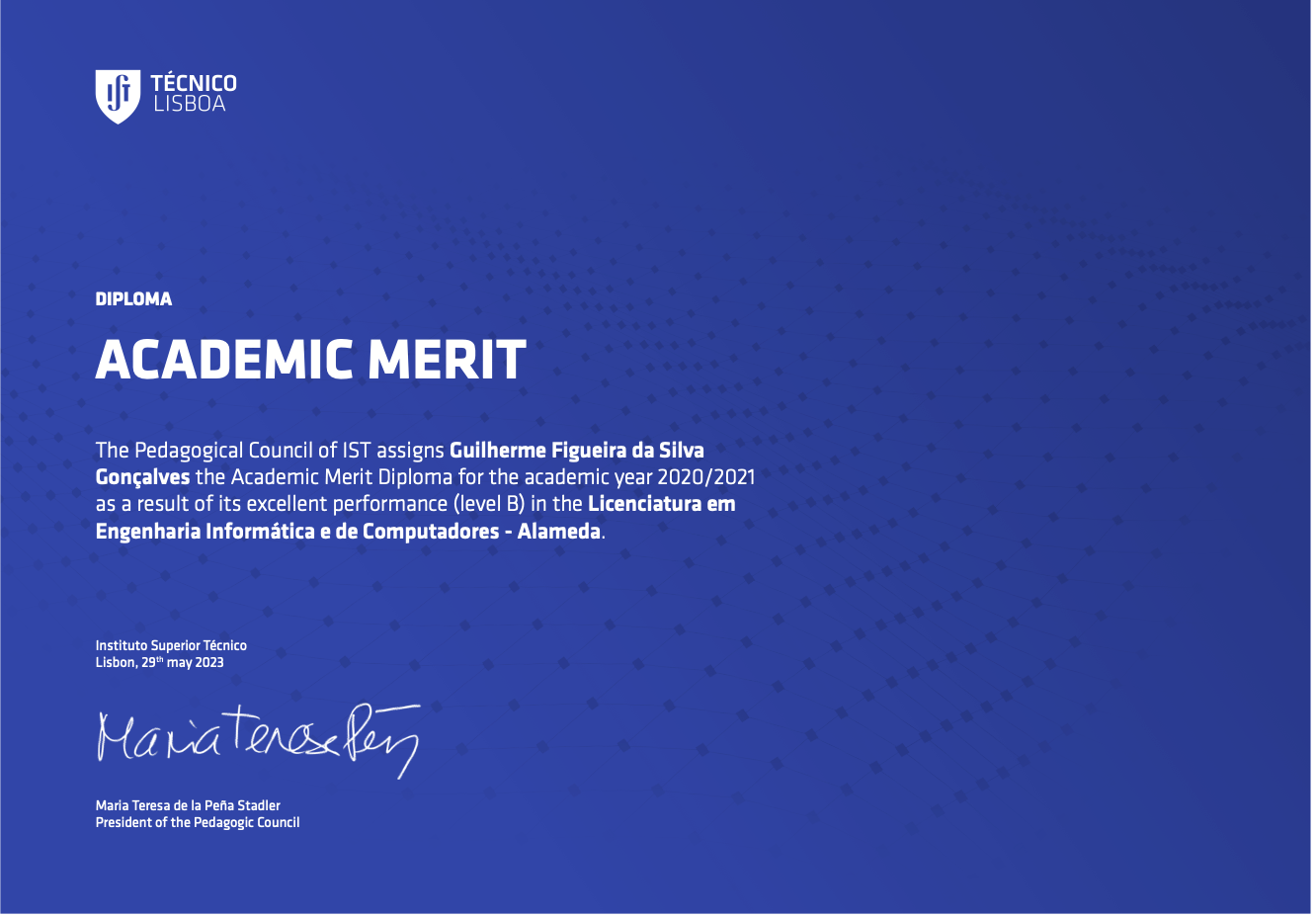 Academic Merit Award